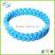 2016 Silicone braided wristband bracelet