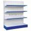 White color adjustable single side metal rack shelf