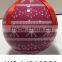 Plastic Snowflake Design Christmas Ball with Logo