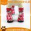 S109 new 2016 cotton knitted pet shoe socks for dogs cats
