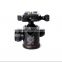 10KG Load Q02 Professional Mini tripod head aluminum universal damping fluid ball head for digital video dslr camera for travel