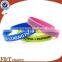 blank colorful paw print/embossed silicone slap bracelet with pedometer for kids