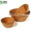 reusable salad bowl bamboo serving bowl fruit bowl