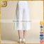 SS16 Newest designs casual ladies' white high waist plain culotte