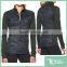 2016 Half zip Wholesale slim fit running women yoga jackets