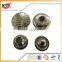 round shape oeko standard plastic snap buttons custom for jackets