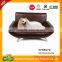 Soft Fabric Zebra Pattern Black and White 3/4 Surrouned Luxury Dog Sofa
