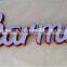 led light mini acrylic letter sign
