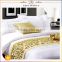 China manufacturer european hotel bed linen reactive dyeing 100% cotton bed linen with pillows