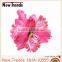 Beautiful orchid polyester flowers hair clip multicolor