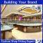 professional wooden lighting high end watch shop decoration