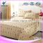 Girls Light Color 100% Cotton Bed Sheets With Frills