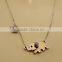 Cute Elephant With Charming Crystal Necklace