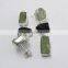 Aquamarine & Prehnite & Black Onyx 925 Sterling Silver Earring, Indian Jewellery Manufacturer, Wholesale Silver Jewellery