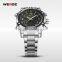 WEIDE Luxury Brand Stainless Steel Band High Quality Male Clock Waterproof Fashion Quartz-Watch