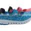 lady woven elastic sport shoes knit upper MD outsole