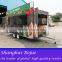 2015 hot sales best quality traveling food cart mobile drink food cart three axles food cart