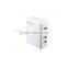 4 port 4 port USB travel charger for smart phone, tablet with UL,CE,FCC,ROHS certificates