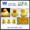 wholesale logo print promotional LED light up yellow floating rubber duck