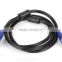 High quality 3+6 nickle-plated HD15pin computer vga cable 10m