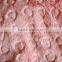 embroideryed plush fabric