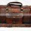 Real Goat Leather Bag Handmade Shoulder Bag Duffel Bag Men Leather Duffel Bag Goat Leather Travel Bag Luggage Bag