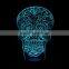 3D Optical Night Light Skull 7 RGB Light Colors 10 LEDs AA Battery or DC 5V Mixed Lot