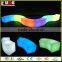 Popular Stylish LED plastic snake bench chair & garden furniture