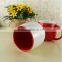 Hot sales red and white couple creamic Mug