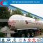 lpg tank semi trailer, 100,000 liters lpg gas tank truck, 26,417 gallon propane tank