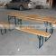 wooden banquet folding beer table sets wholesale
