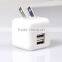 Output 3.1A Super Mini Dual USB travle charger with foldable US plug for iPhone 6S iPad Pro