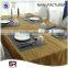 fancy color different sizes crepe table cloth