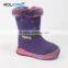 kids rubber boots black