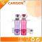 Custom 250ml clear plastic household fruit filter bottle