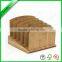 High quality bamboo five layer stationery file holder for office