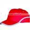 reflective border and line cotton twill 5 panel baseball cap