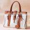 Korean Style Fashion Bag Women Handbag PU Leather Shopper Handbag Woman Tote Shoulder Bags White for Shopping Bag