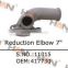 reduced pipe 1200mm OEM 277401005 delivery pipe Concrete Pump spare parts for Putzmeister