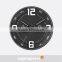 DEHENG plastic wall clock with temperature and humidity