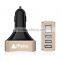 12A 60W 5 port USB rapid car charger for apple and sumsung series