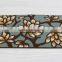 popular household kitchen rug flower poly propylene shape rug