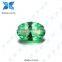 transparent oval emerald nano spinel gemstones