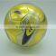 Metallic leather size 4 soccer ball