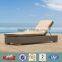 Wicker outdoor rattan bed