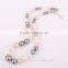 8-12mm colorful graduated shell fashion newest statement pearl necklace