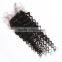 Indian Top Grade Cheap Bangs Lace Closure Deep Curly Human Hair Closure Piece