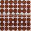 Decorative wood screw covers for furniture