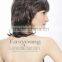 Natural Short synthetic Curly hair lace wig, lady's short wigs suppliers