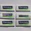 Top sewing PVC rubber label for luggage bags
